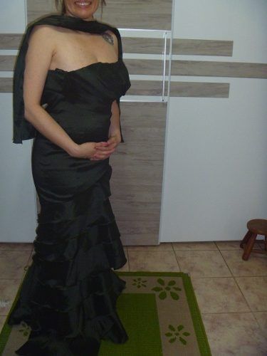 Vestido Luxo Sereia Para Festas E Casamento - Verde