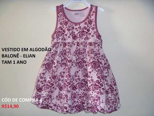 Lote Roupinha Bebe, Menina , 1 Ano