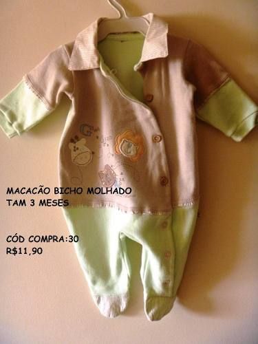 Lote Roupas Bebe Menino De Rn Ás 6 Meses